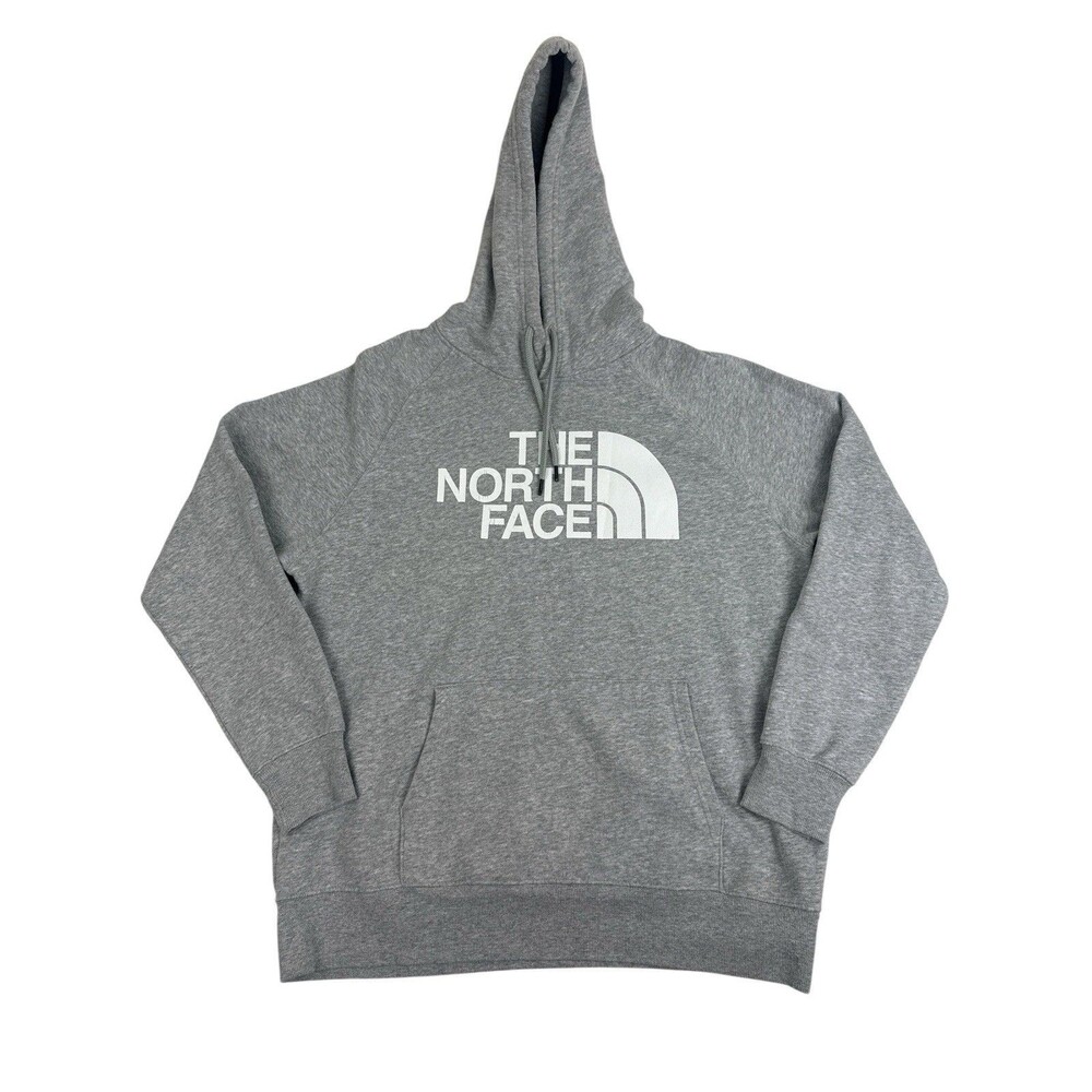 The North Face Hoodie Sweatshirt Women's Sz Large Pullover Gray